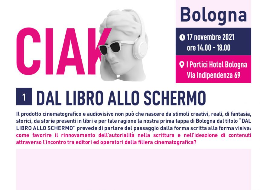 Ciak- Dal libro allo schermo, mercoledì 17 novembre 