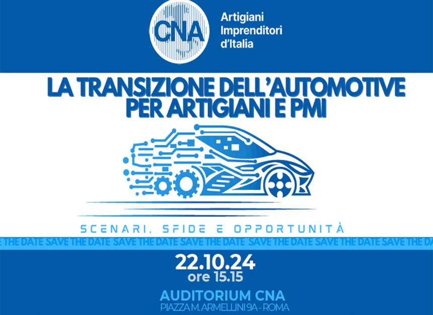 Transizione Automotive, seminario Cna nazionale il 22 ottobre