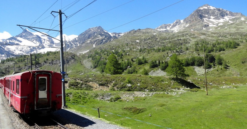 Trenino Rosso del Bernina e Lago di Como