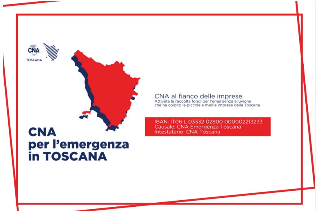 Alluvione: Cna Toscana attiva raccolta fondi per le imprese