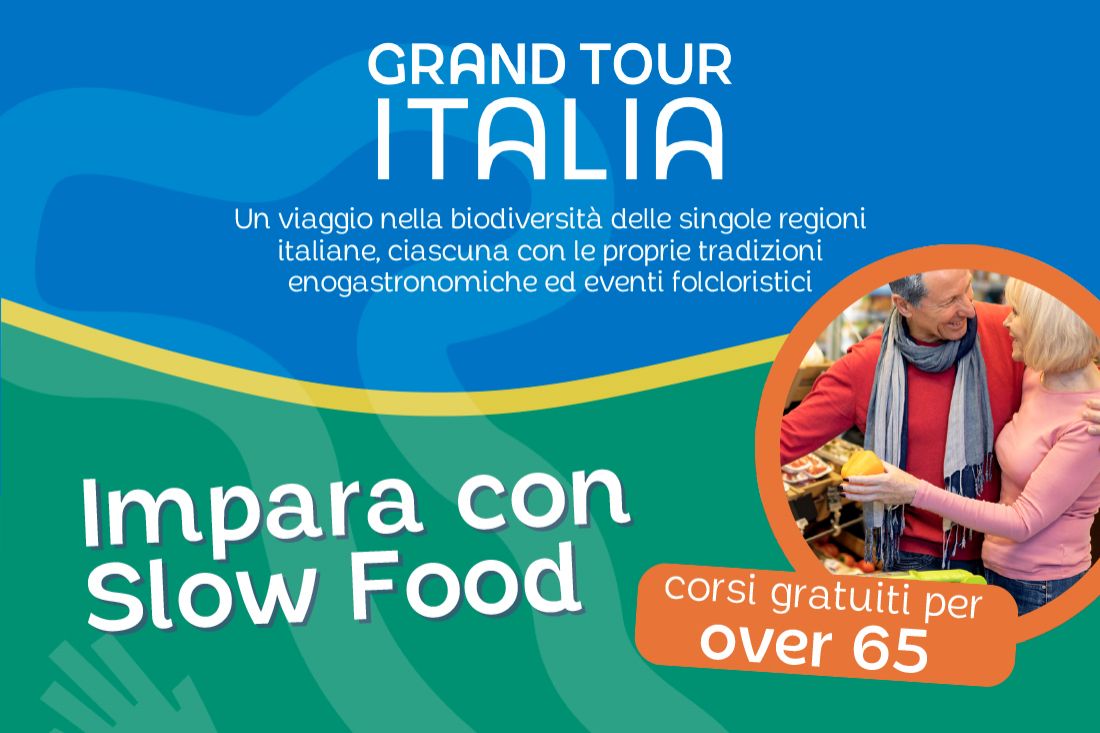 Corsi gratuiti di cultura gastronomica per over65 a Grand Tour Italia