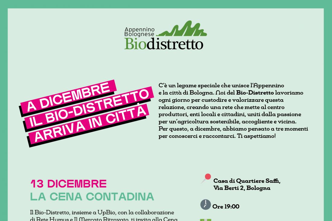 Il Bio-distretto arriva in città