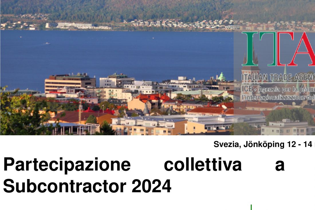 Partecipazione collettiva a ELMIA Subcontractor 2024